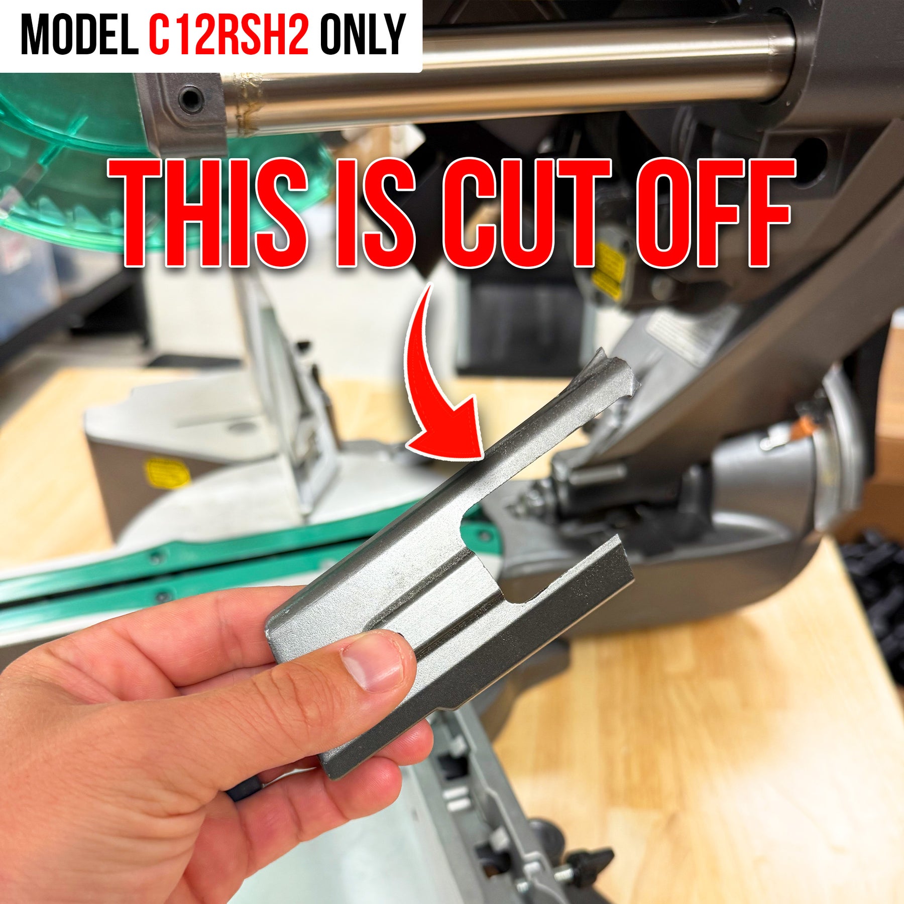 Metabo/Hitachi 12" Miter Saw Dust Collection Chute