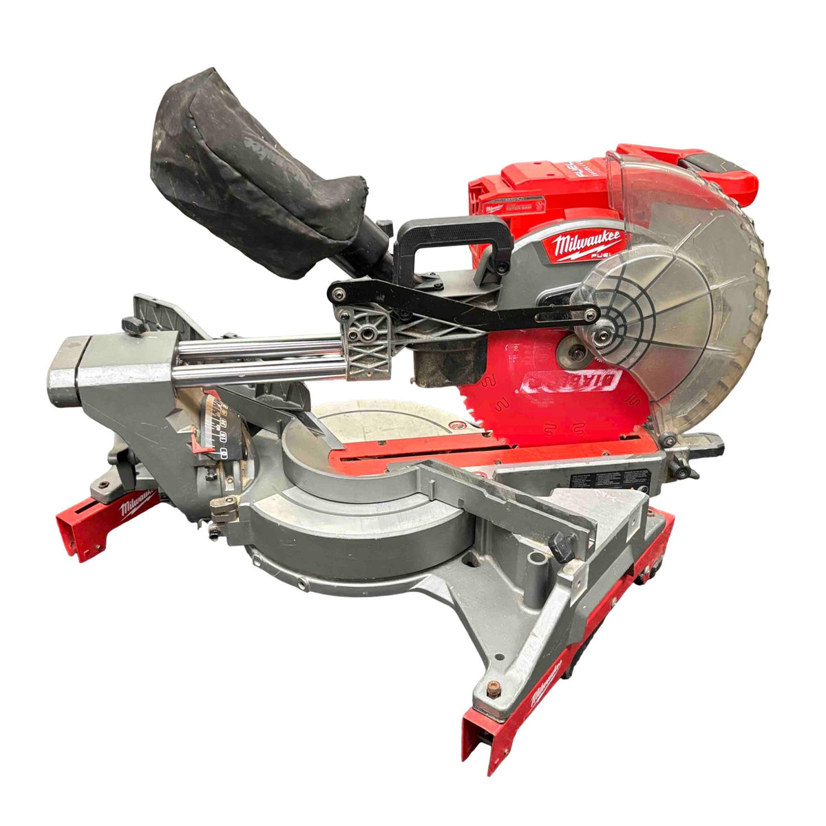Milwaukee M18 Fuel Sliding Miter Saw Dust Collection