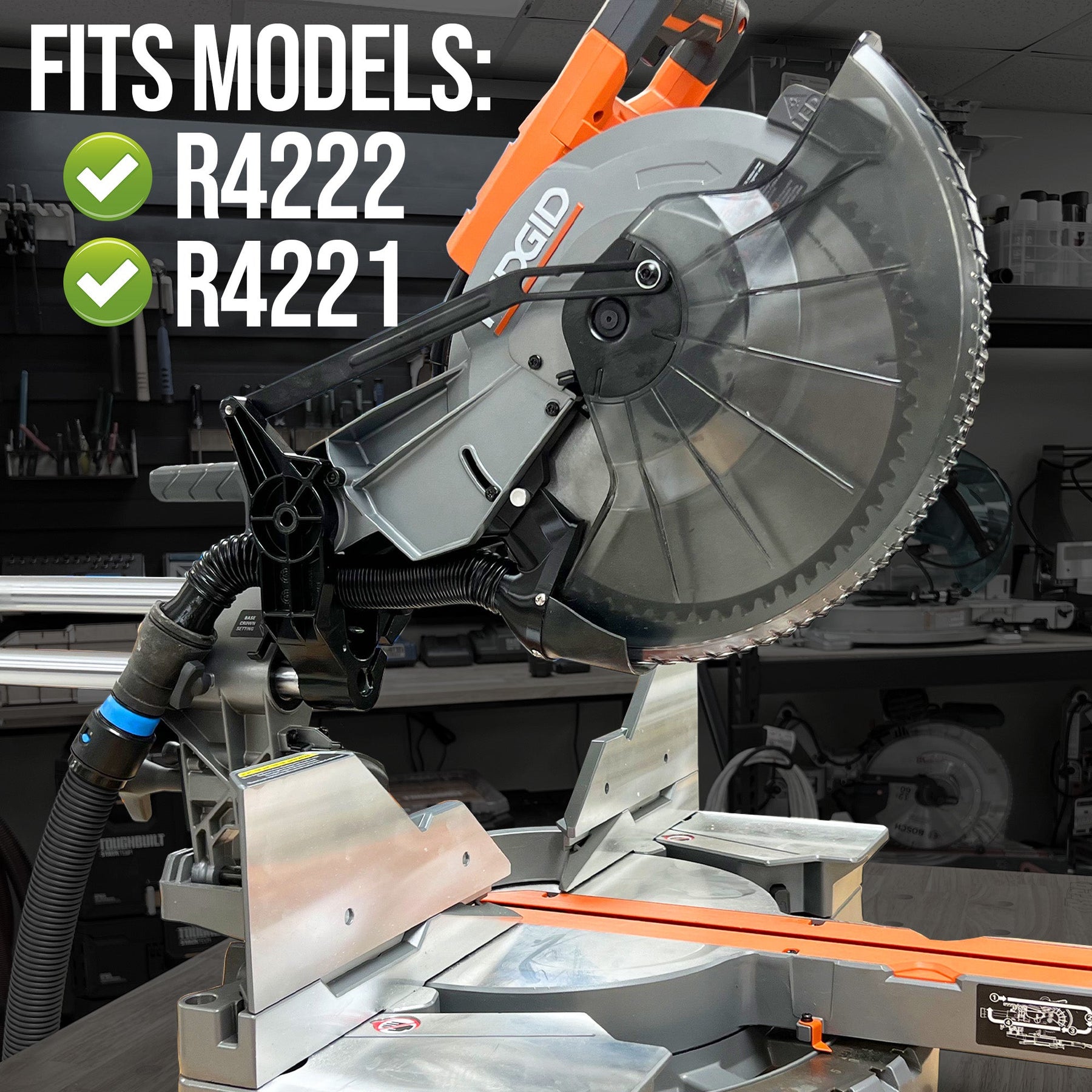 Ridgid R4221/4222 12" Sliding Miter Saw Dust Collection Chute - Shop Nation Store