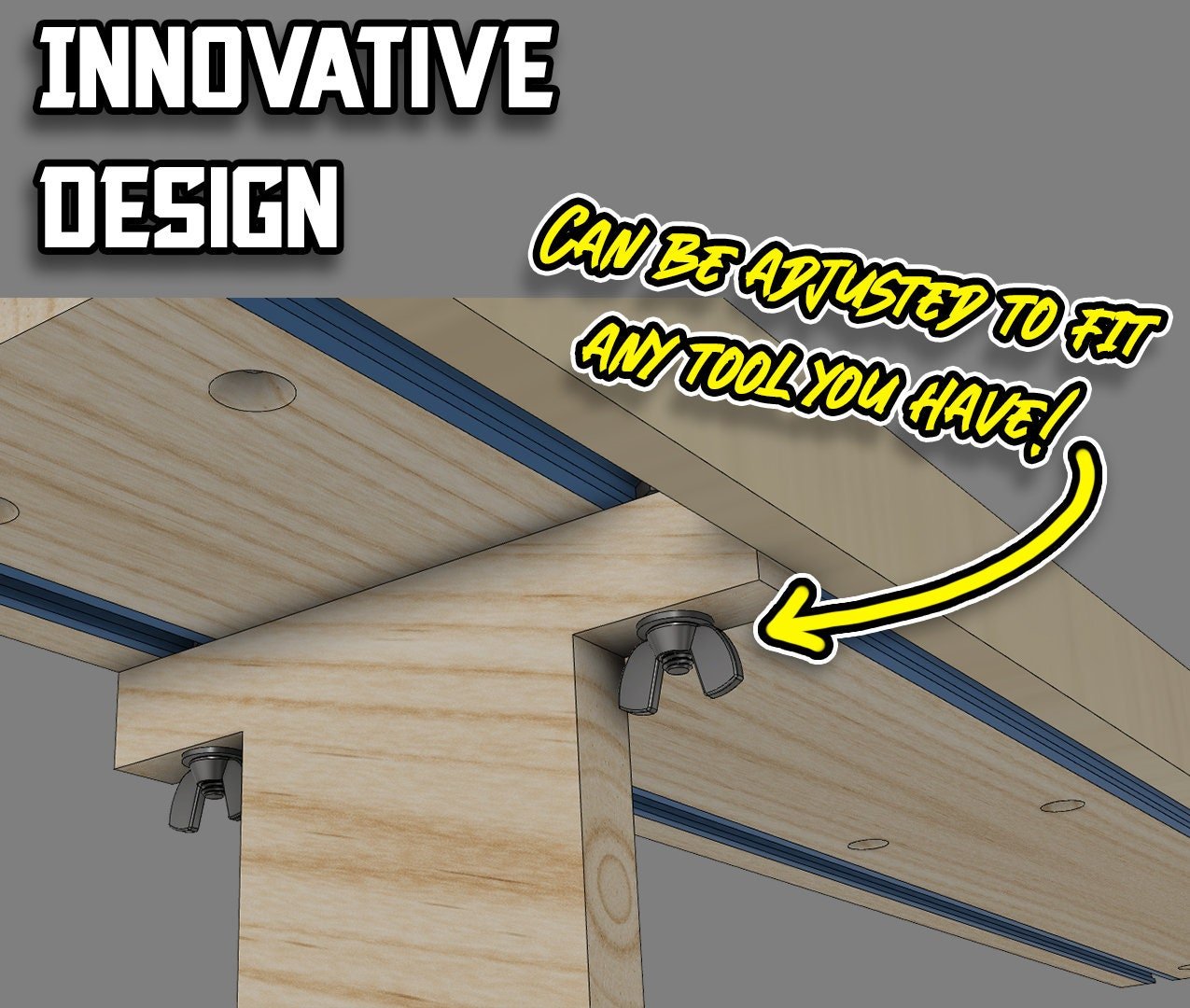 Adjustable Hanging Tool Storage Digital Build Plans - Shop Nation Store