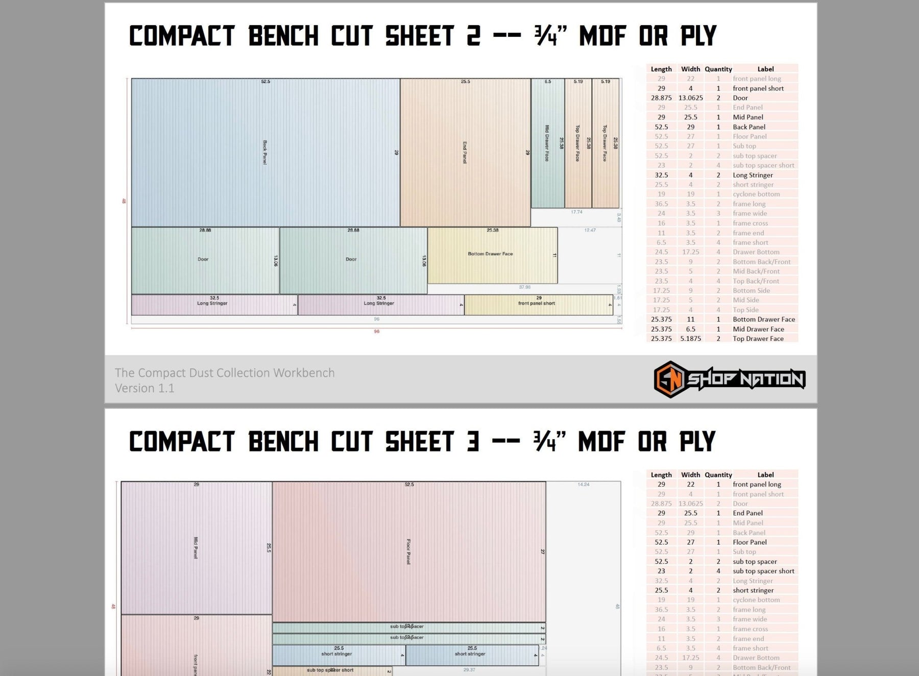 Compact Kreg ACS Workstation Woodworking Plans - Digital Download - Shop Nation Store