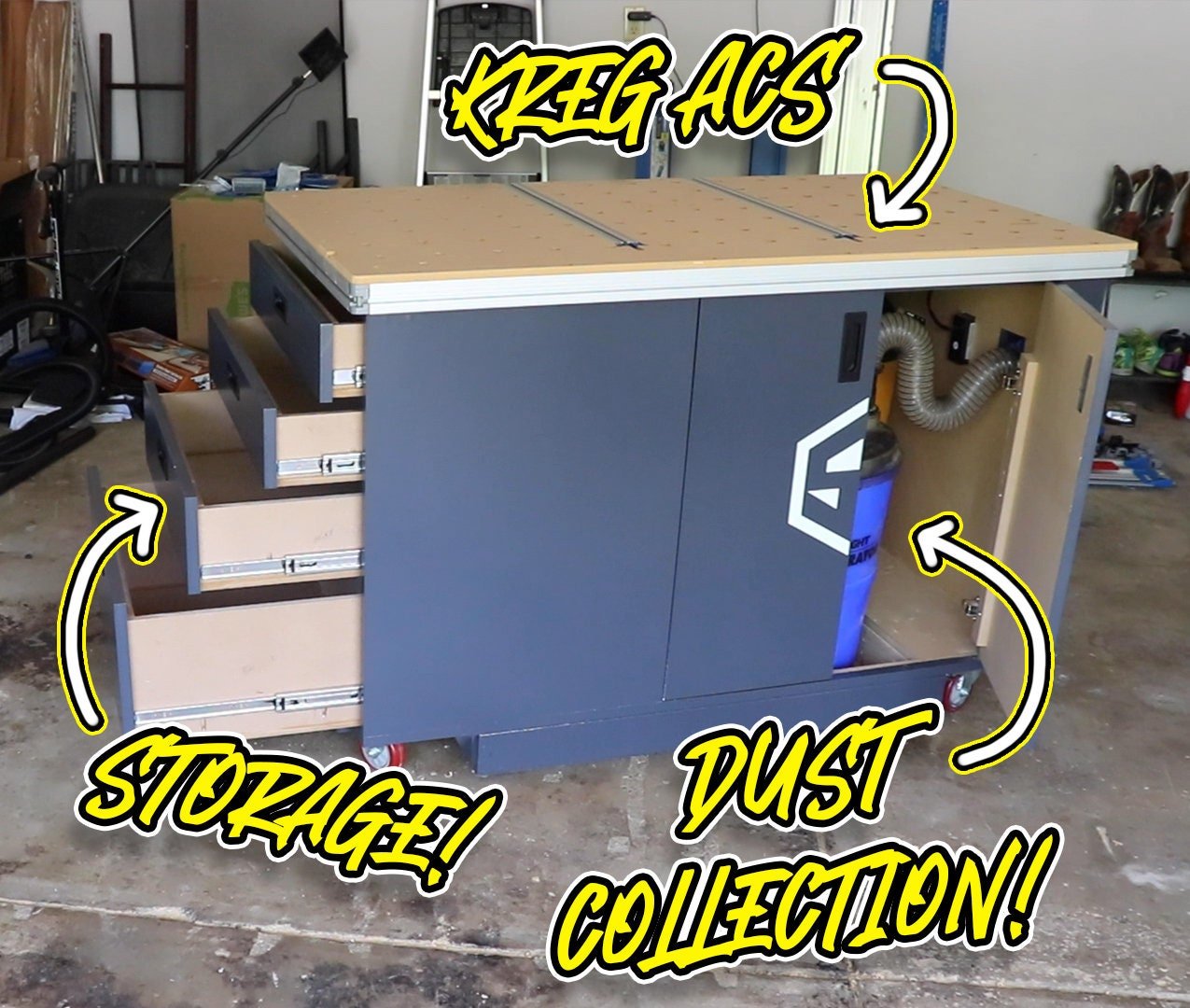 Compact Kreg ACS Workstation Woodworking Plans - Digital Download - Shop Nation Store