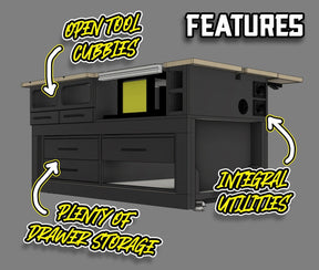 The Portable Jobsite Table Saw Workbench - Digital Download - Shop Nation Store