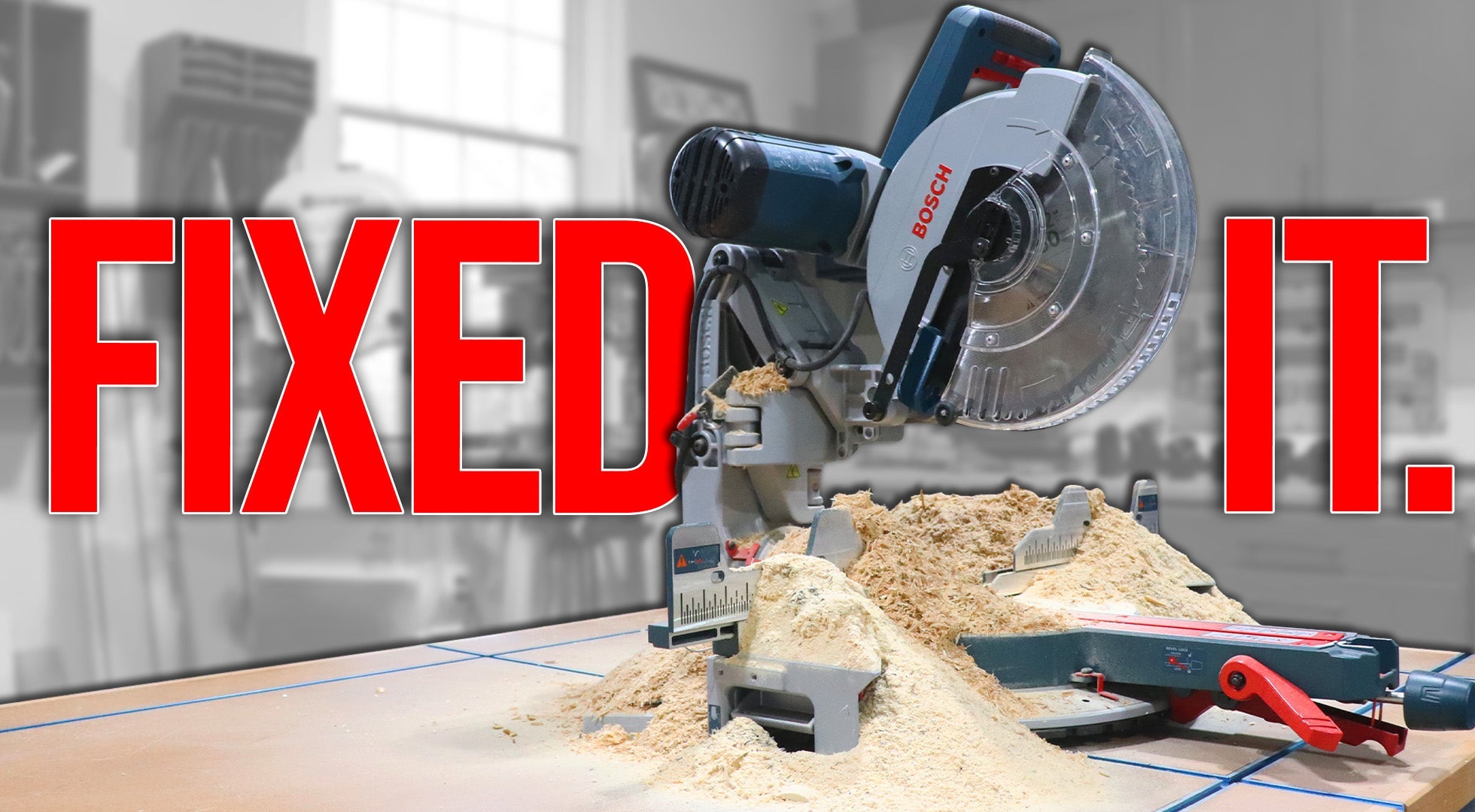 A Great Saw with One MASSIVE Flaw // Bosch GCM12SD Dust Collection - Shop Nation Store