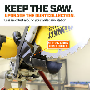 Dust Collection Chute for DeWalt DWS779/780 Sliding Miter Saw