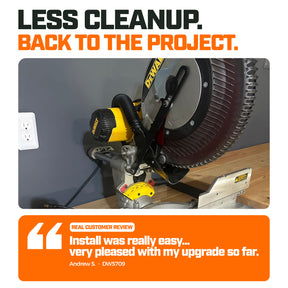 Dust Collection Chute for DeWalt DWS779/780 Sliding Miter Saw