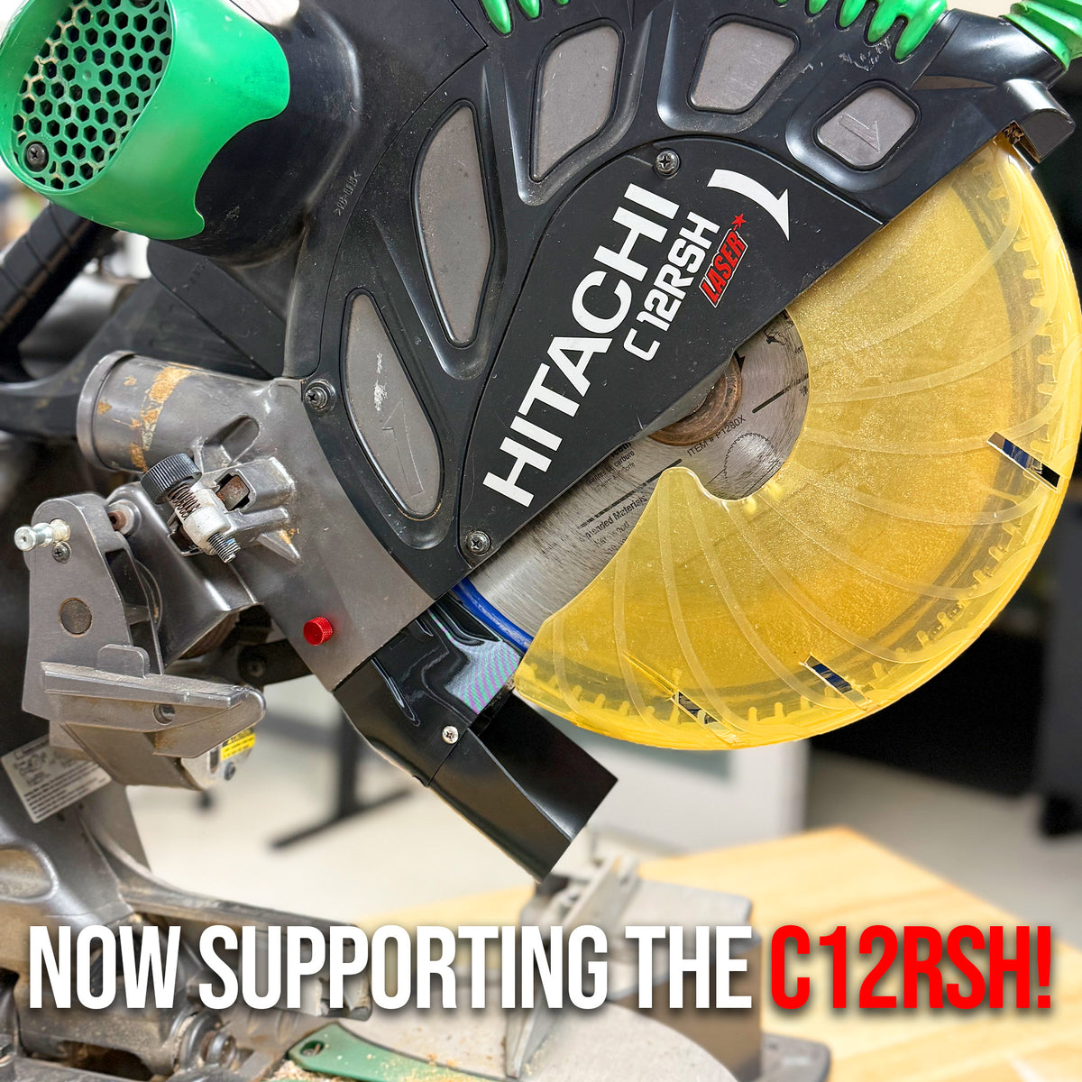 Dust Collection Chute for Metabo/Hitachi 12" Miter Saw