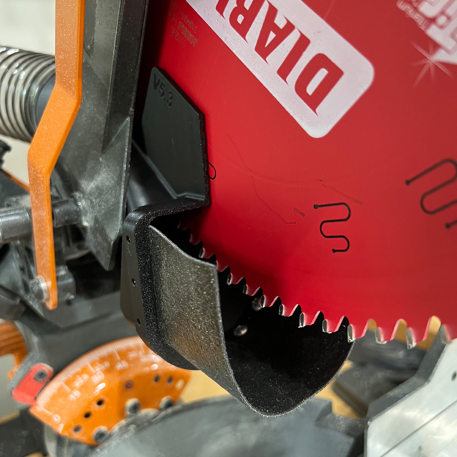 DIY Kit for Ridgid Dual Bevel Dust Collection Chute (3D Print Your Own!)