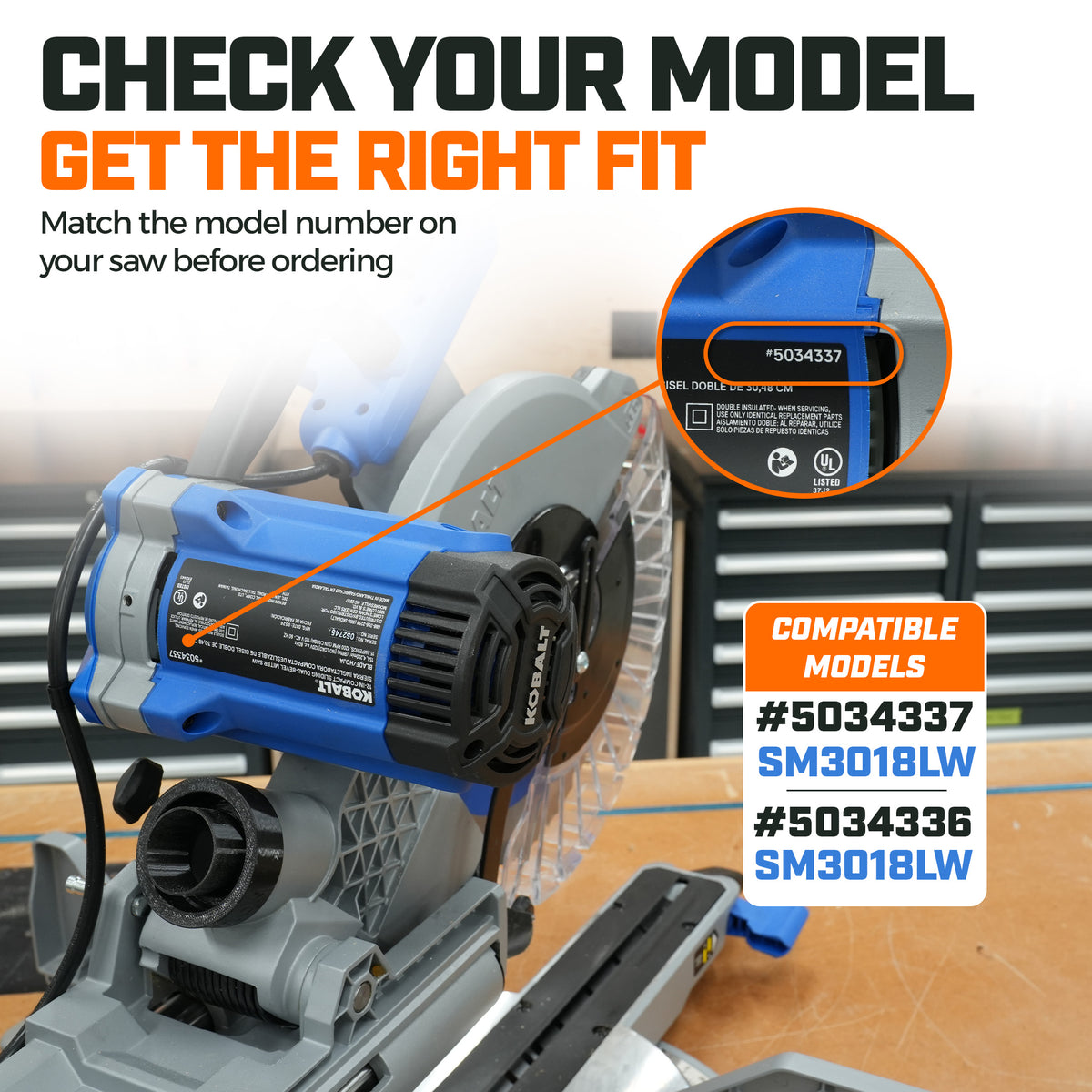 Dust Collection Chute & Plan Bundle for Kobalt Sliding Miter Saw