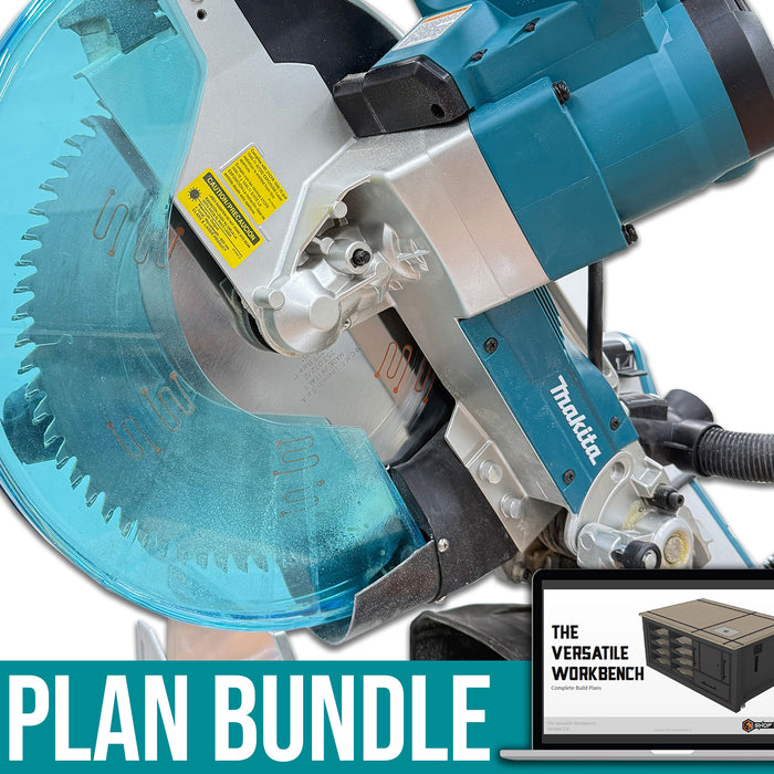 Dust Collection Chute & Plan Bundle for Makita Sliding Miter Saw
