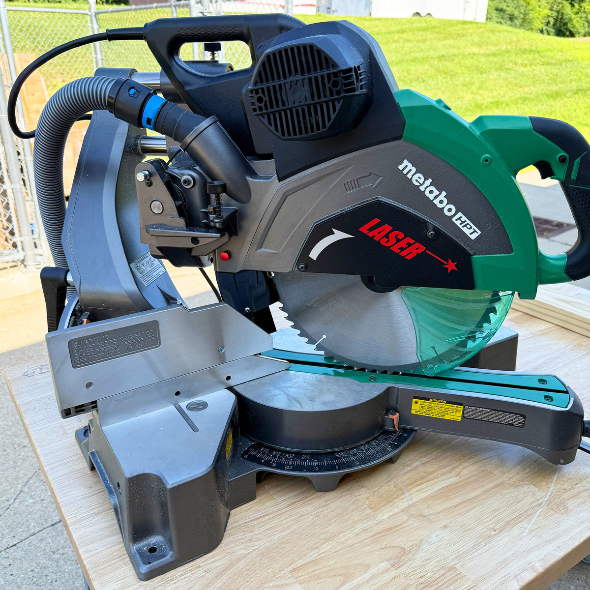 Dust Collection Chute & Plan Bundle for Metabo/Hitachi 12" Miter Saw