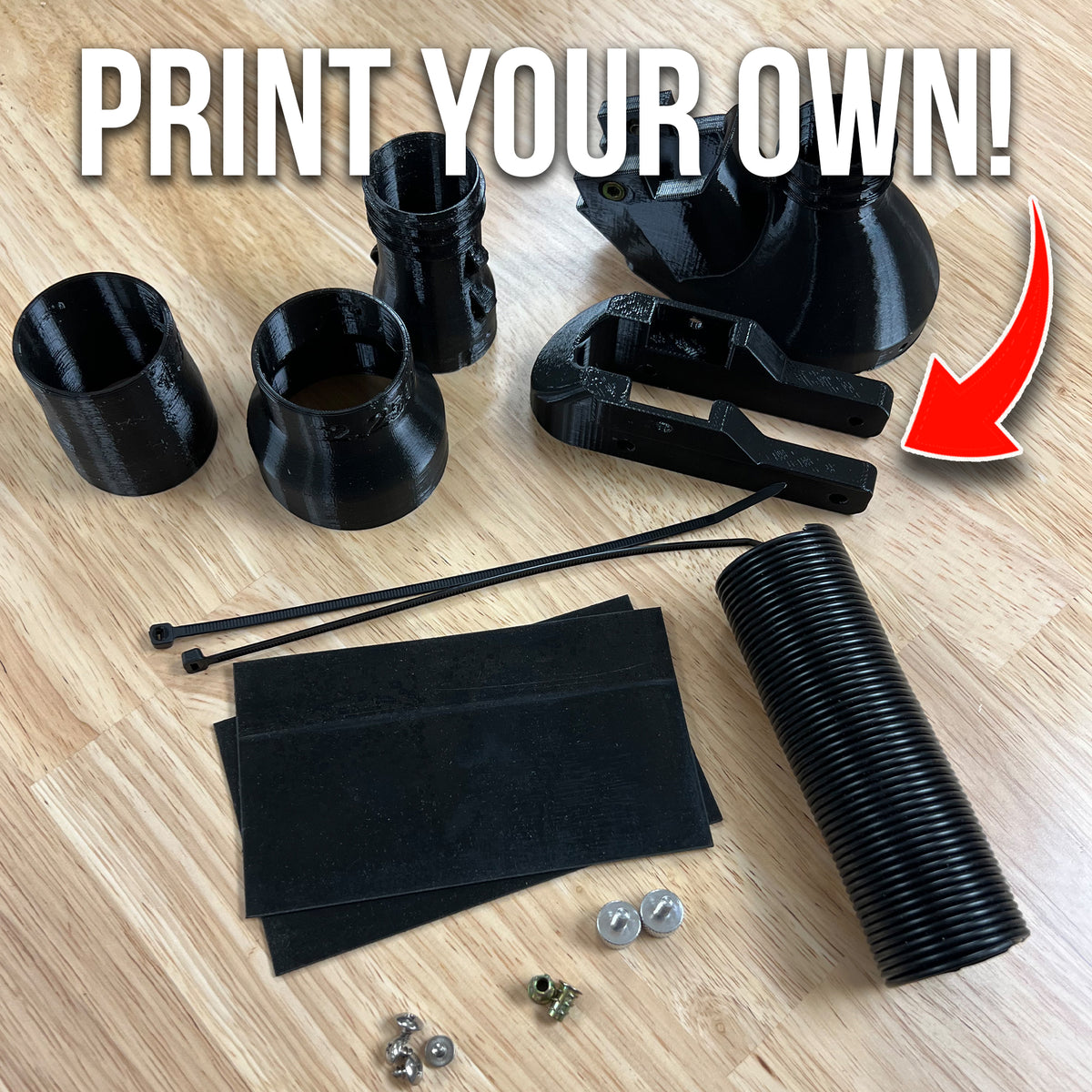 DIY Kit for Ridgid R4222 Dust Collection Chute (3D Print Your Own!)