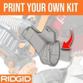 DIY Kit for Ridgid Dual Bevel Dust Collection Chute (3D Print Your Own!)