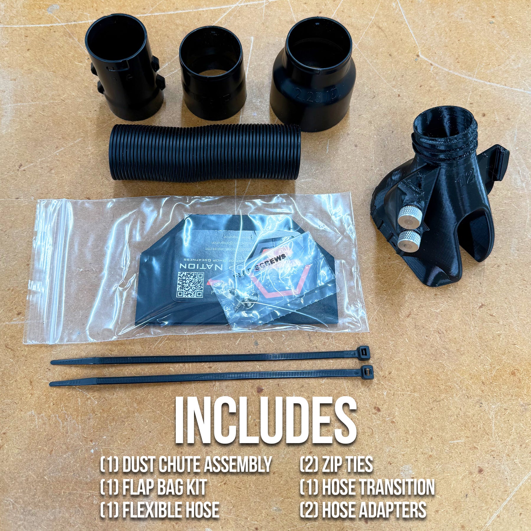 Dust Collection Chute for Ryobi Sliding Miter Saw