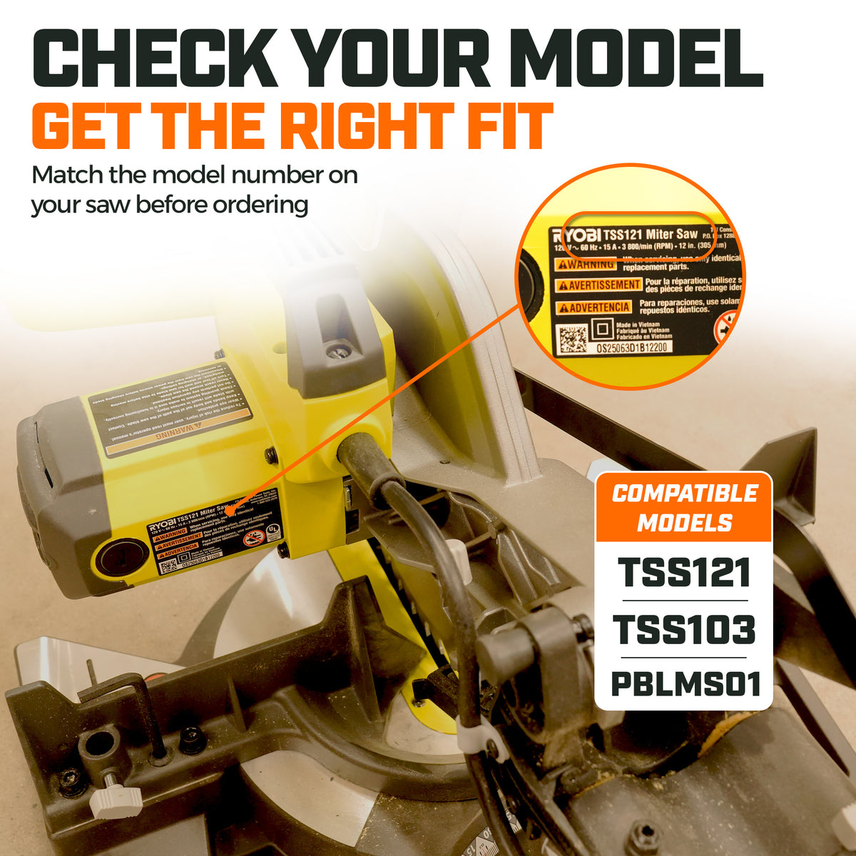 Dust Collection Chute & Plan Bundle for Ryobi Sliding Miter Saw