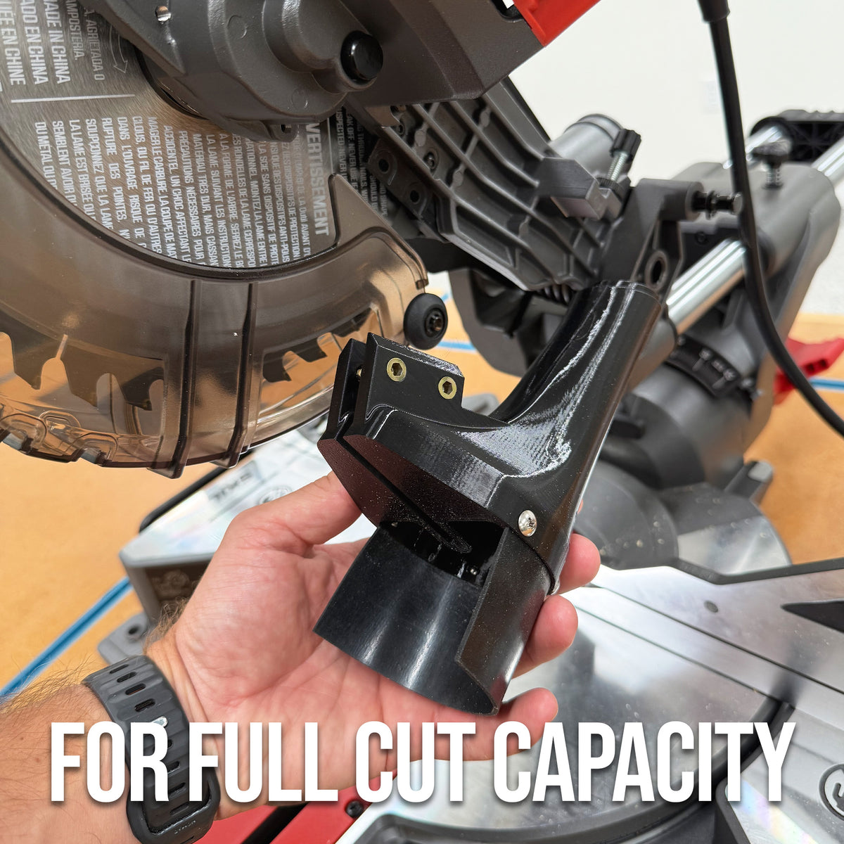 Dust Collection Chute for Skil Sliding Miter Saw Model MS6305-00