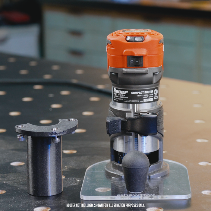 wittPlate Trim Router Base for Bauer