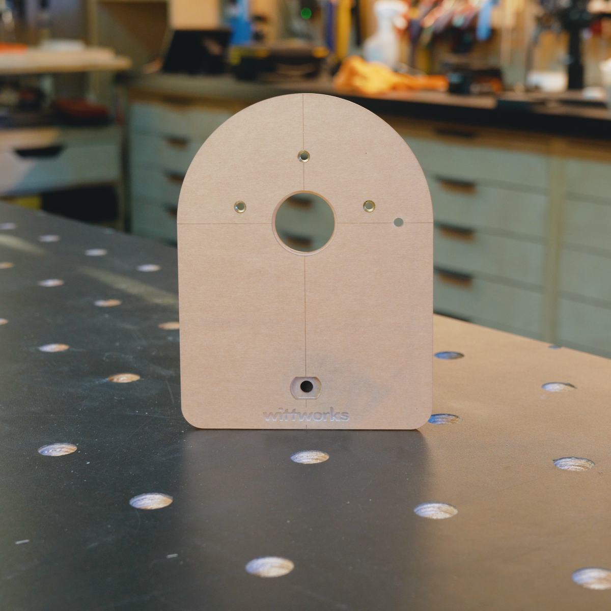 wittPlate 5.5" x 7.25" Trim Router Base Plate & Handle