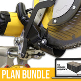 DeWalt DW718 Sliding Miter Saw Dust Collection & Plans Bundle - Shop Nation Store