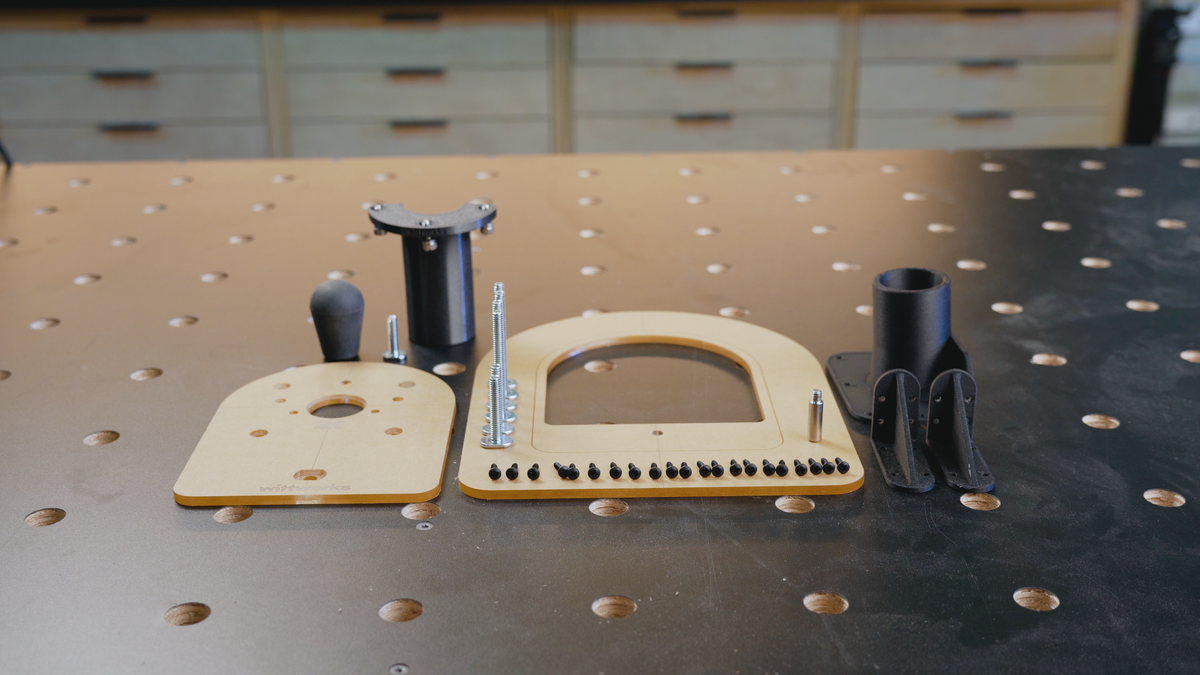 wittPlate Trim Router Base