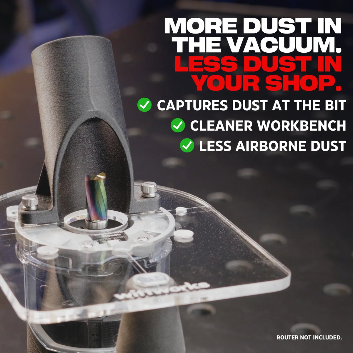 wittPlate Trim Router Base for Bosch GKF125