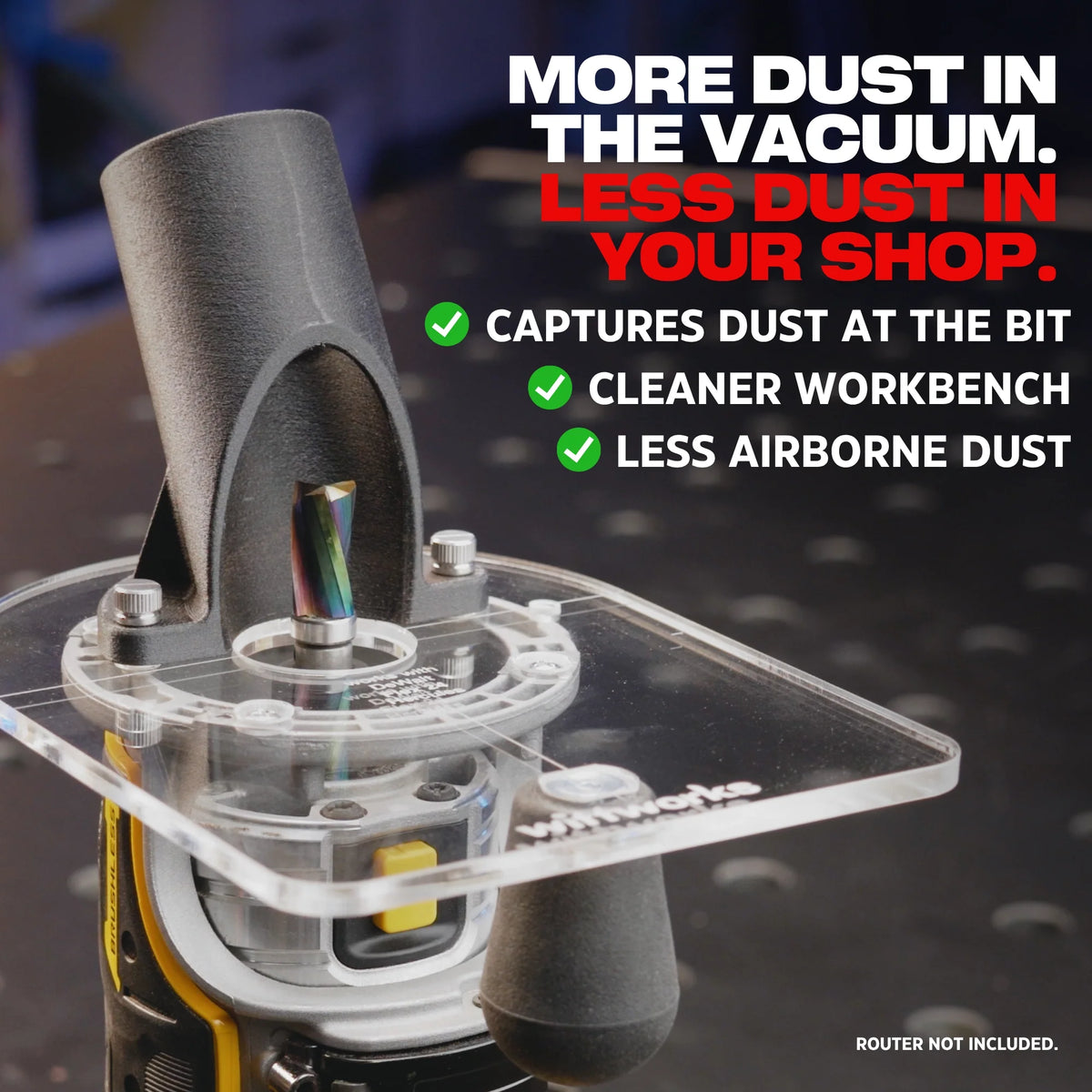 wittPlate Trim Router Base
