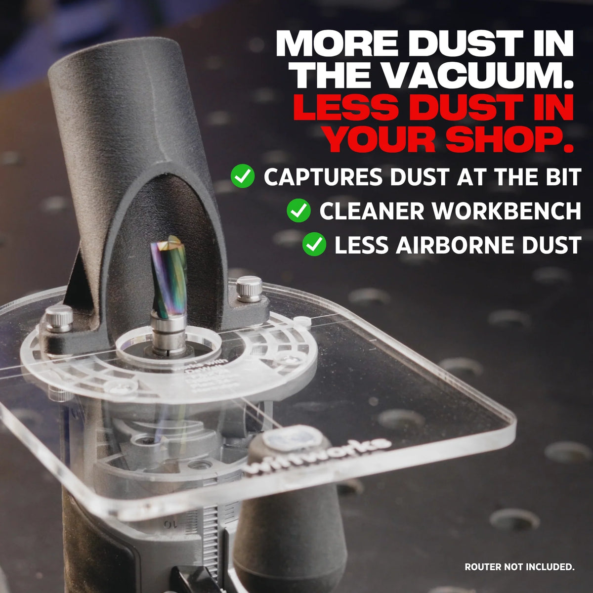 wittPlate Trim Router Base for Hercules