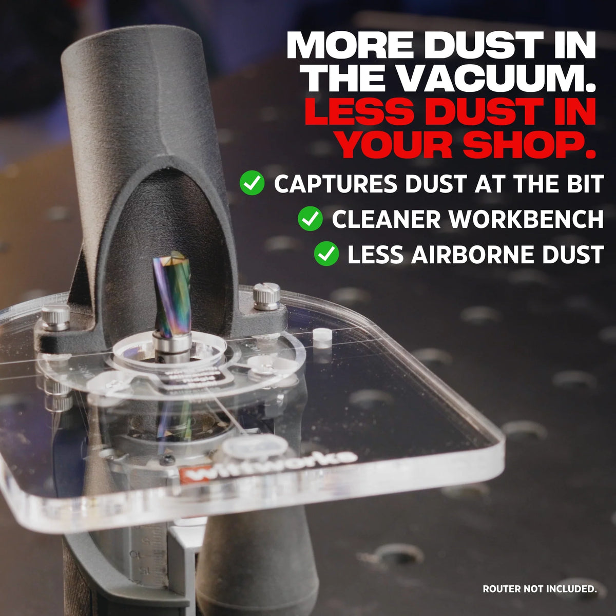 wittPlate Trim Router Base for Milwaukee