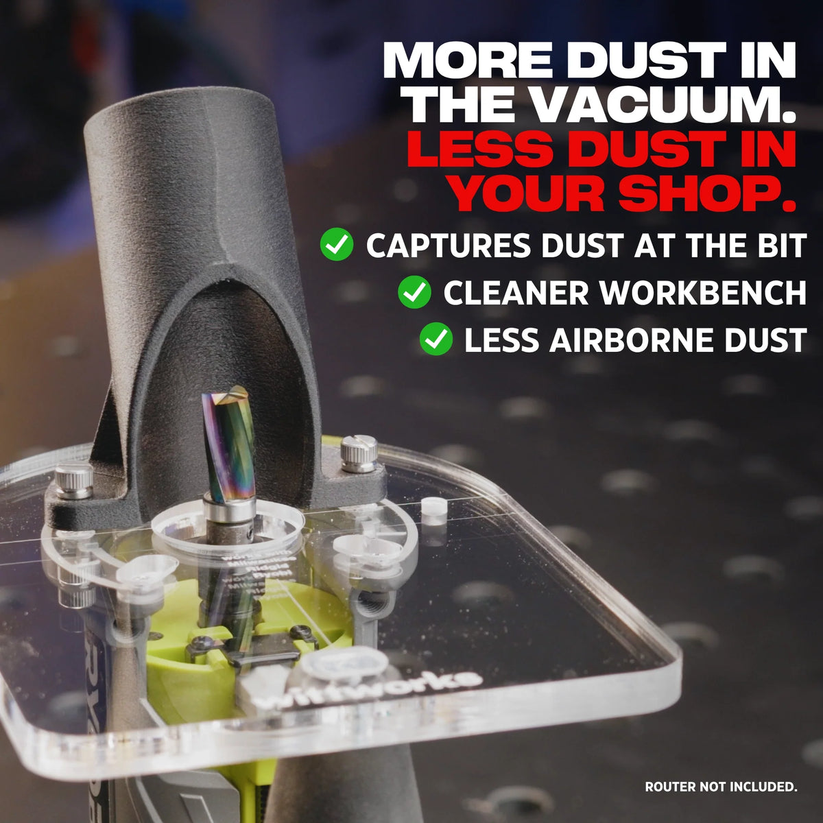 wittPlate Trim Router Base for Ryobi
