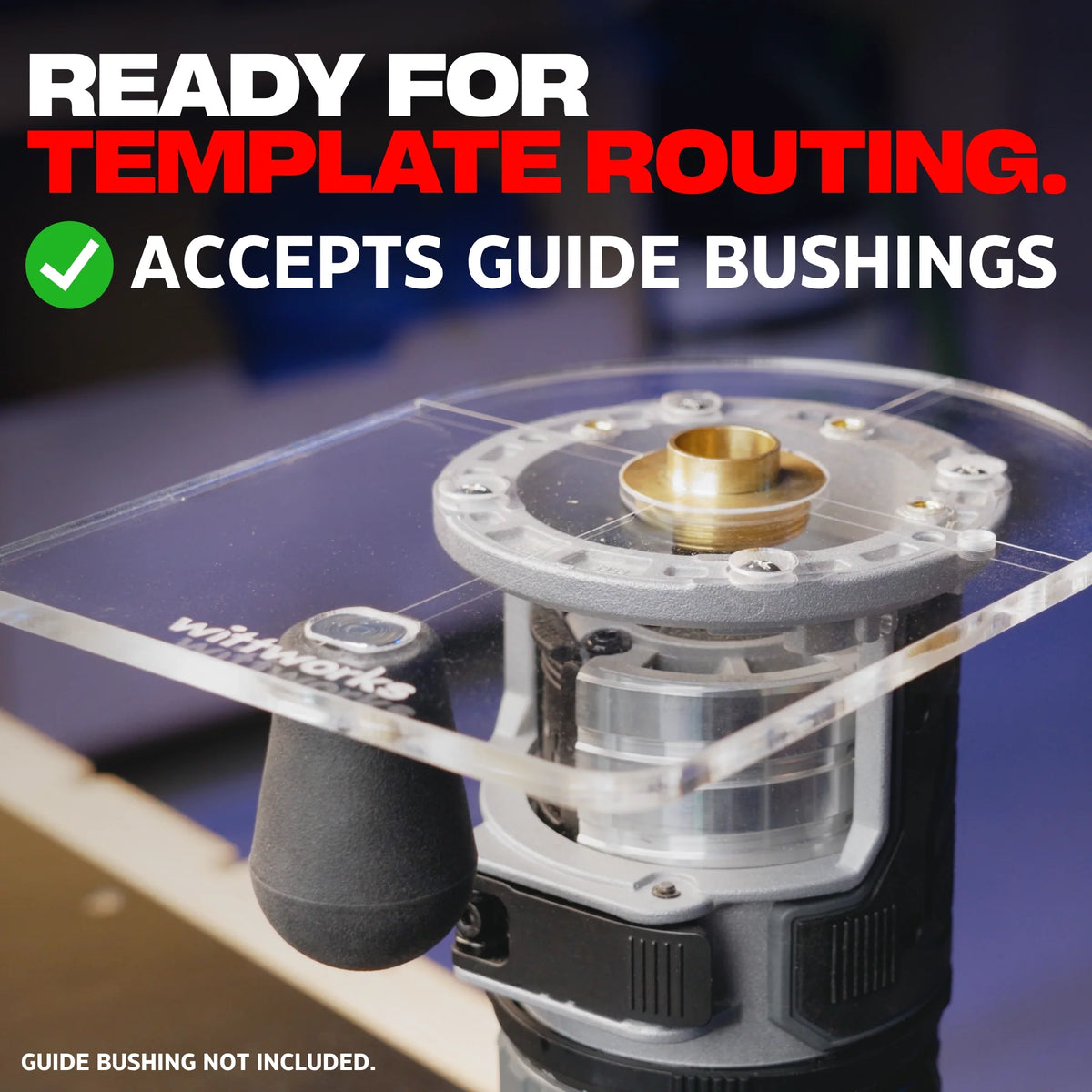 wittPlate Trim Router Base for Ridgid