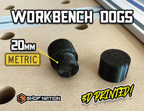 Bench Dog Set - 20mm Hole Diameter [Works with Festool] - Shop Nation Store