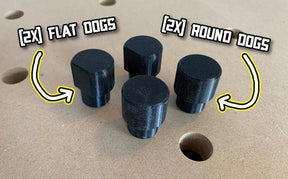 Bench Dog Set - 3/4" Hole Diameter [Works with Kreg ACS] - Shop Nation Store