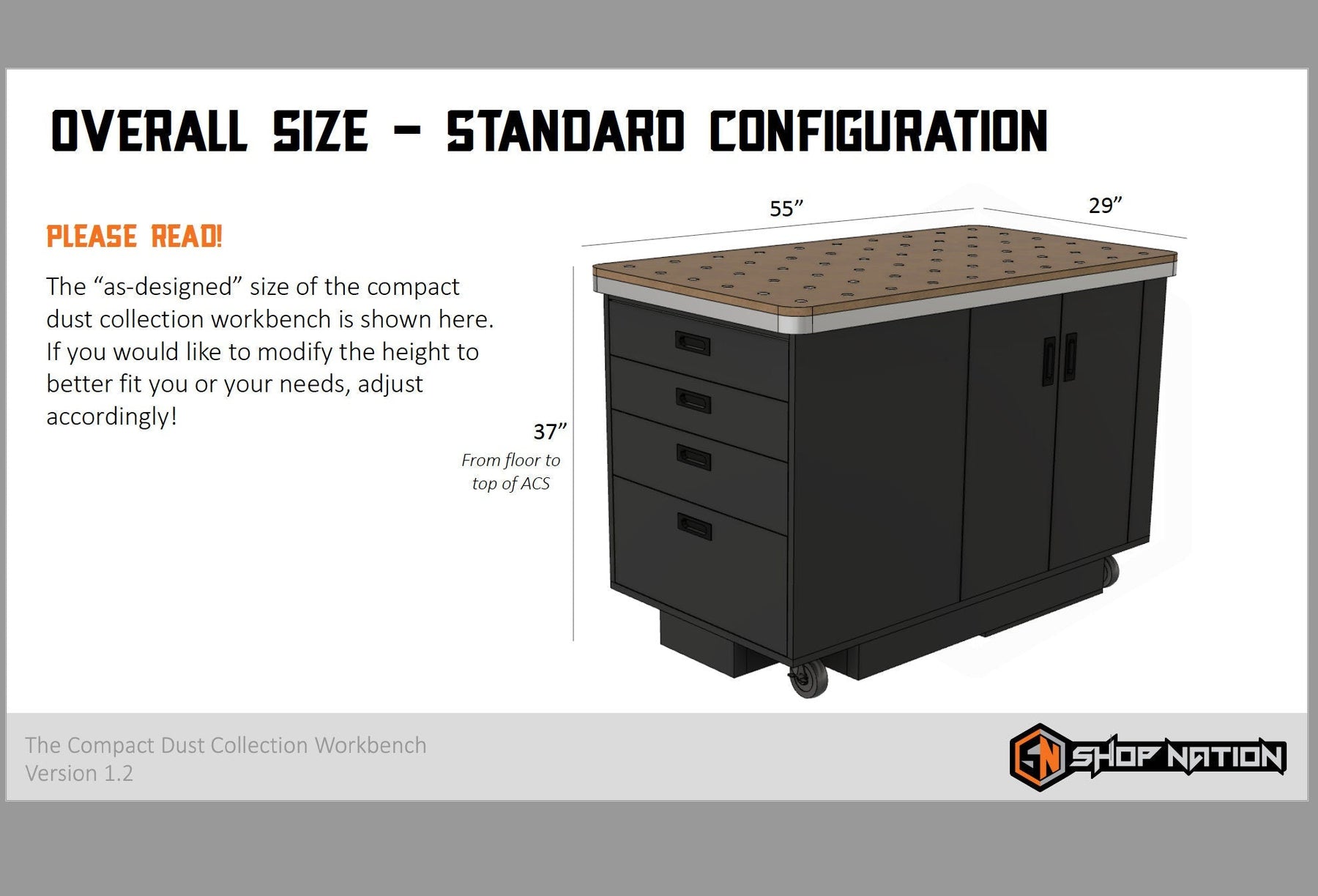 Compact Kreg ACS Workstation Woodworking Plans - Digital Download - Shop Nation Store