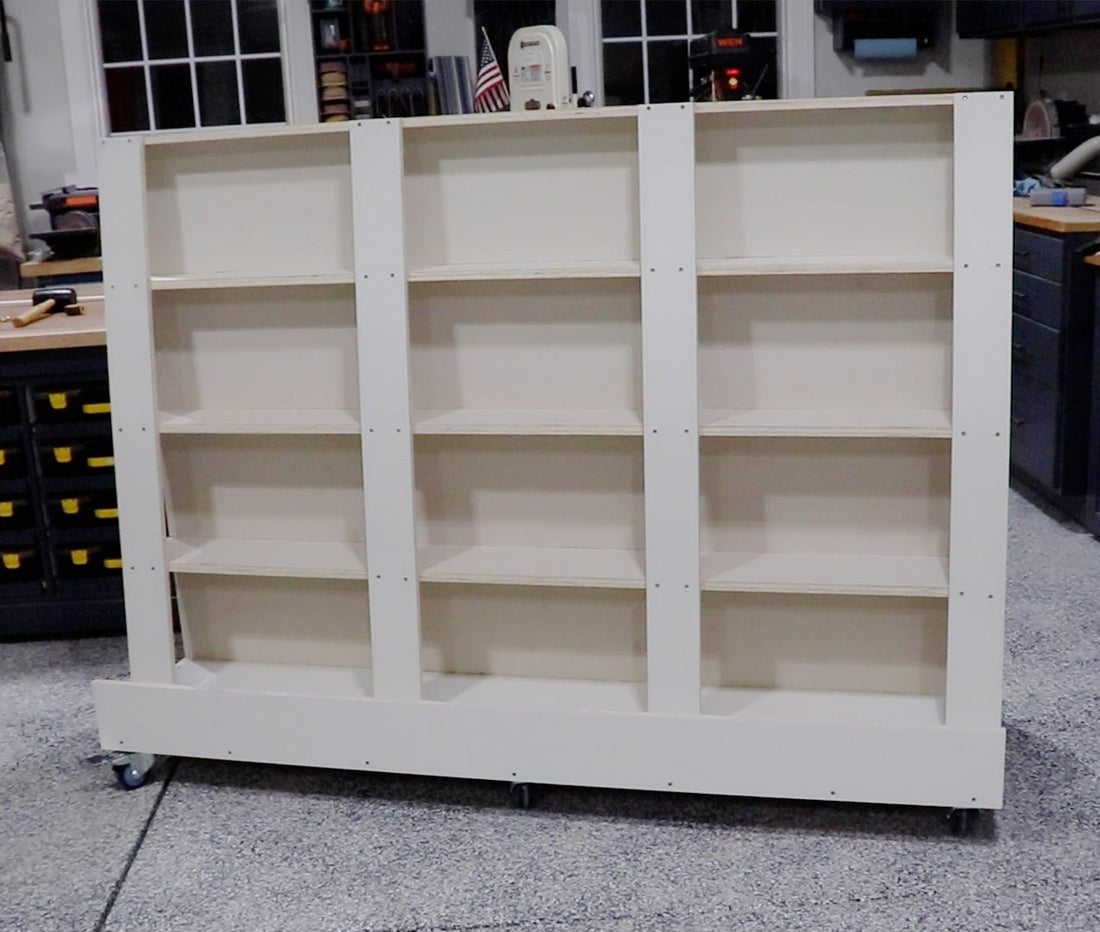Compact Wood Storage Cart Plans - Digital Download