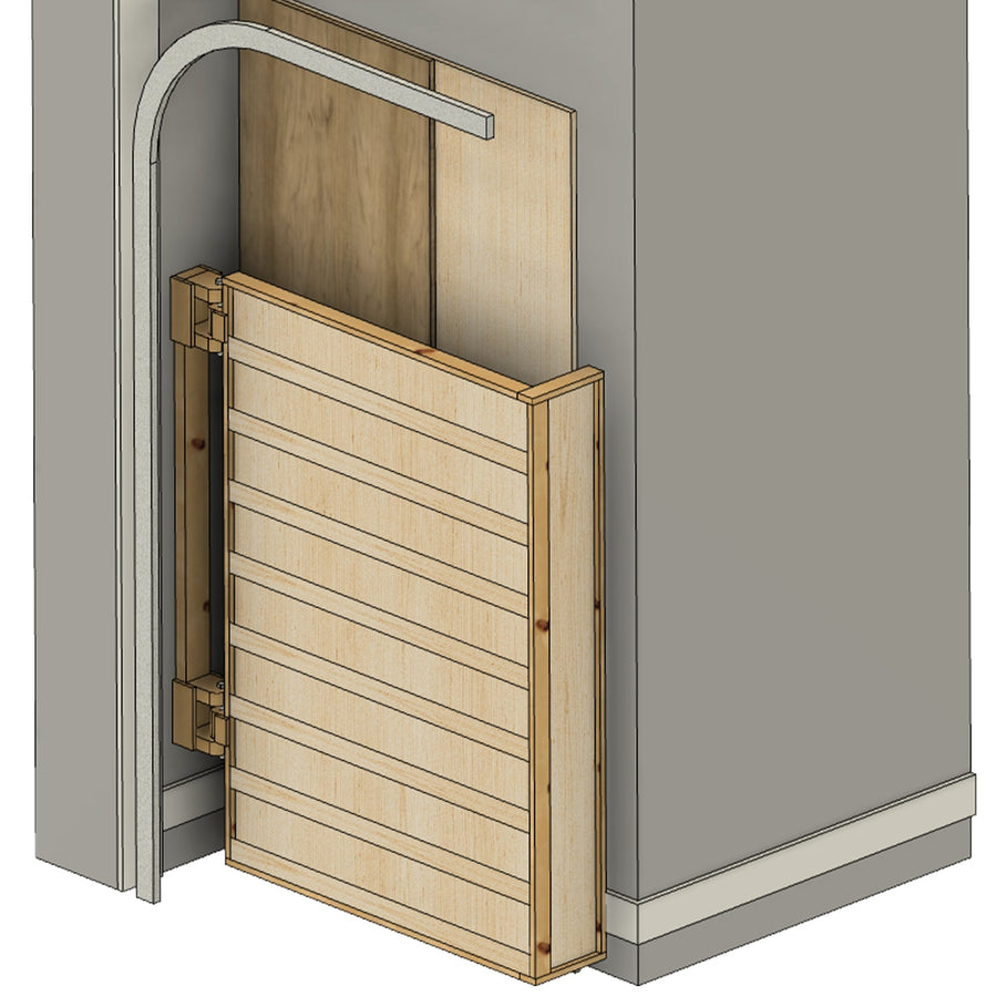 Swinging Tool Wall Storage Woodworking Plans - Digital Download