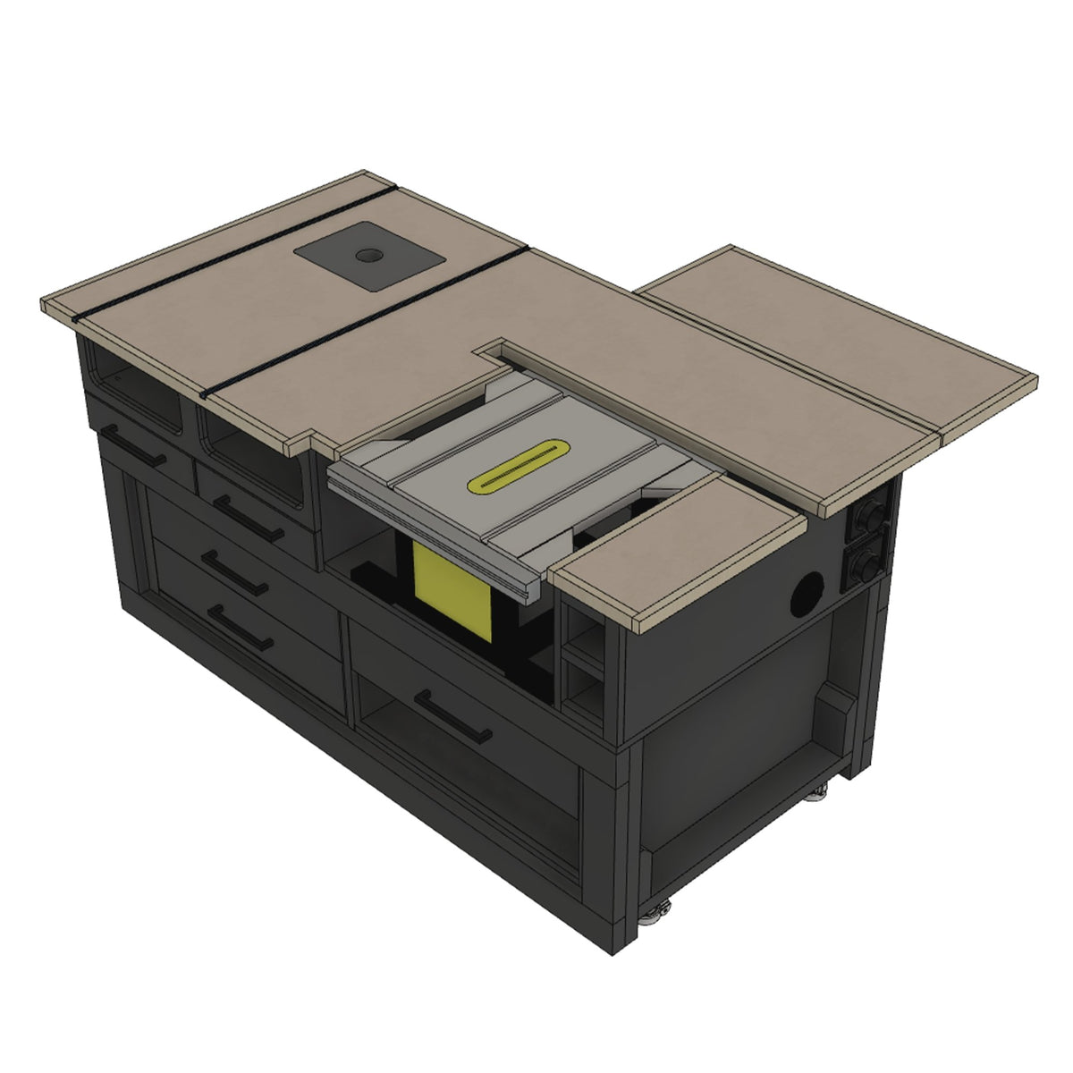 The Portable Jobsite Table Saw Workbench - Digital Download - Shop Nation Store