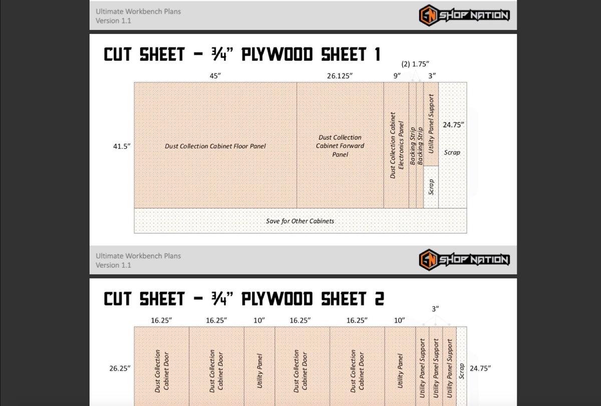 Ultimate Workbench Woodworking Plans - Digital Download - Shop Nation Store
