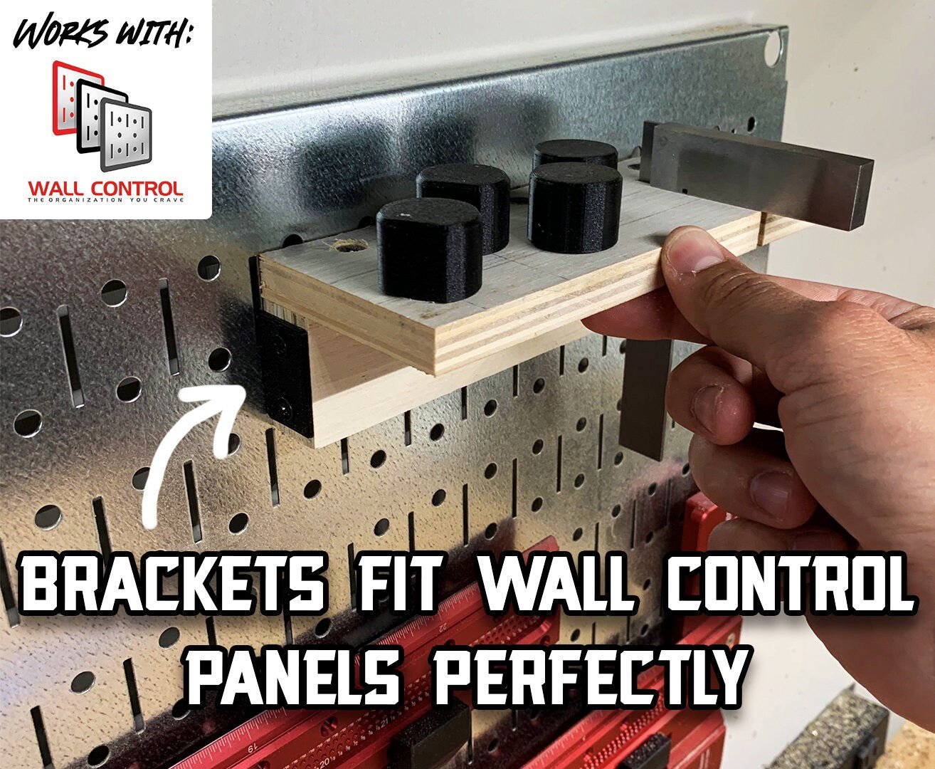 Wall Control Brackets for Custom Organizers - Shop Nation Store